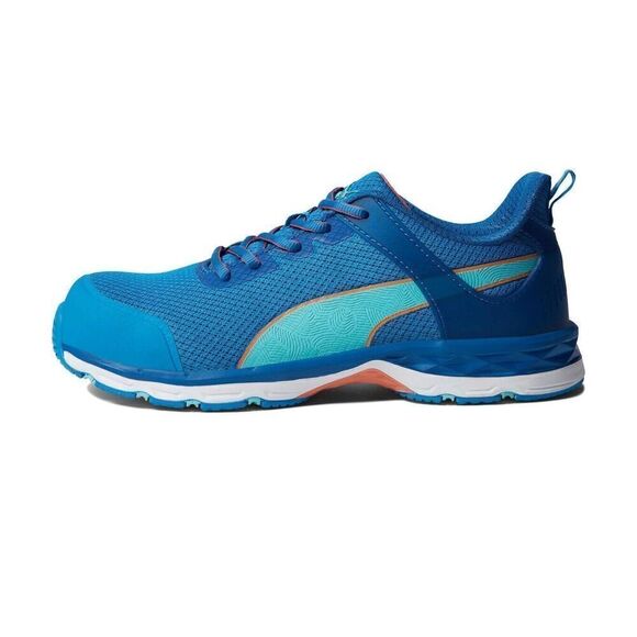 Puma Safety Beat Low 2.0 Tennis Shoes NWOB Women's Size 7M Steel‎ Toe Turquoise - Picture 4 of 16
